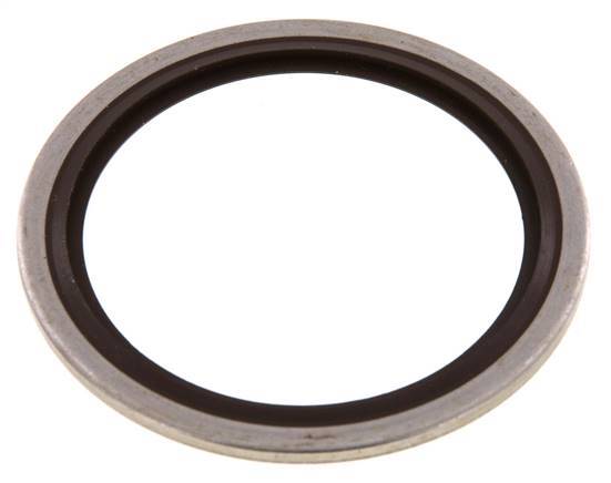 G 1-1/2" RVS/FKM Hydraulische Multiseal 48.4 x 58.6 x 2.5 mm
