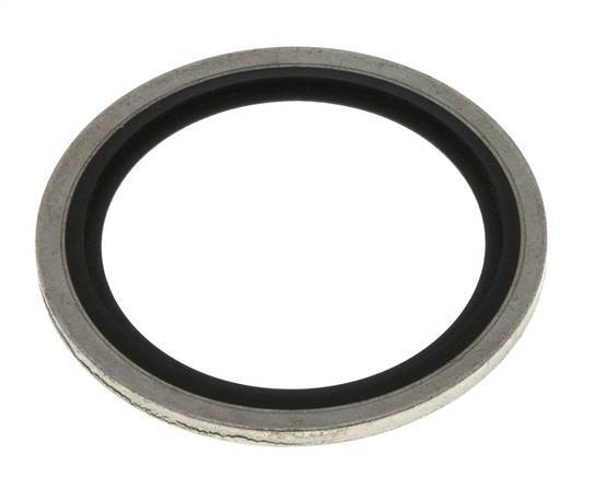 G 1-1/4" Staal/FKM Hydraulische Multiseal 42.9 x 52.4 x 2.5 mm