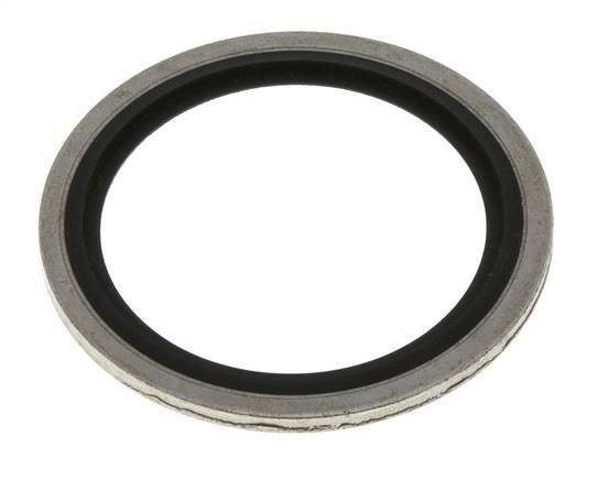 G 1-1/4" Staal/FKM Hydraulische Multiseal 42.9 x 52.4 x 2.5 mm