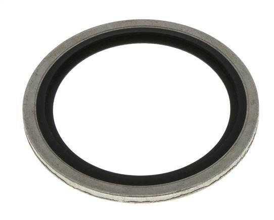 G 1-1/4" Staal/FKM Hydraulische Multiseal 42.9 x 52.4 x 2.5 mm