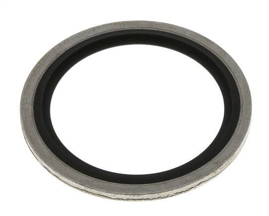 G 1-1/4" Staal/FKM Hydraulische Multiseal 42.9 x 52.4 x 2.5 mm