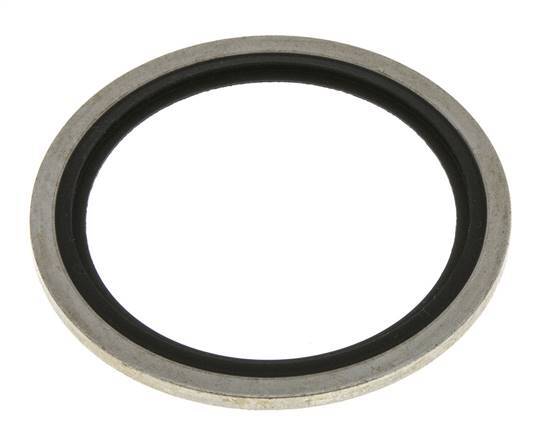 G 1-1/2" Staal/FKM Hydraulische Multiseal 48.4 x 58.6 x 2.5 mm