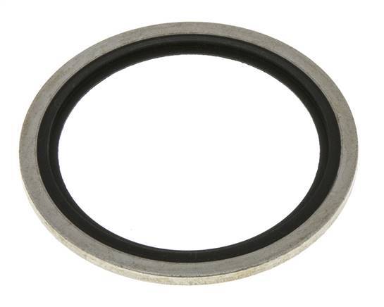 G 1-1/2" Staal/FKM Hydraulische Multiseal 48.4 x 58.6 x 2.5 mm
