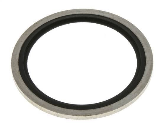 G 1-1/2" Staal/FKM Hydraulische Multiseal 48.4 x 58.6 x 2.5 mm