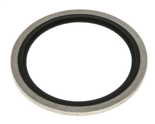 G 1-1/2" Staal/FKM Hydraulische Multiseal 48.4 x 58.6 x 2.5 mm