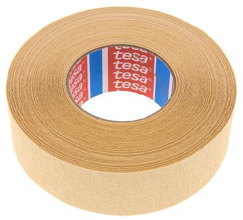 Crepe Afplaktape Voor Krommingen 50mm/50m