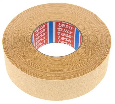 Crepe Afplaktape Voor Krommingen 50mm/50m