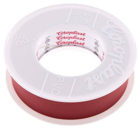 Elektrische Isolatietape Vde-Getest 25mm/25m Rood