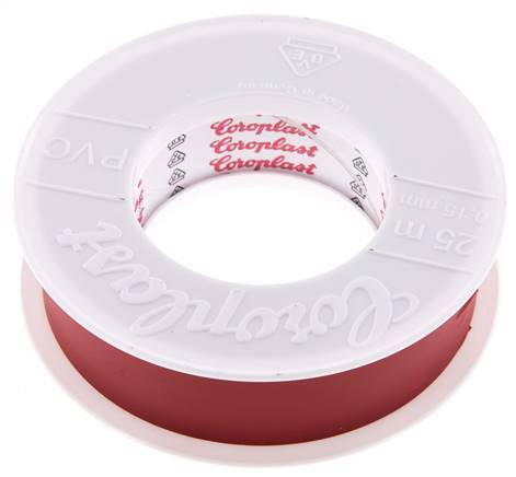 Elektrische Isolatietape Vde-Getest 25mm/25m Rood