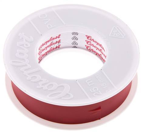 Elektrische Isolatietape Vde-Getest 25mm/25m Rood