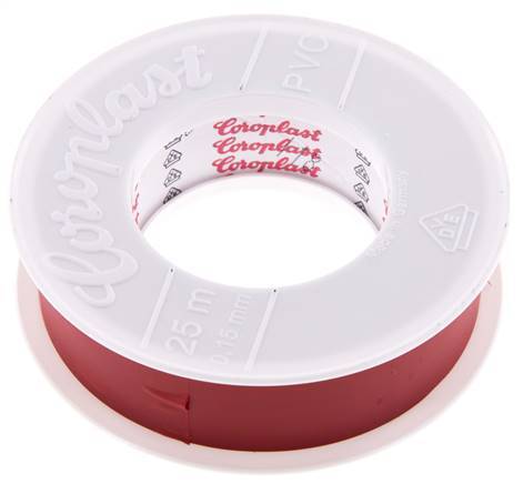 Elektrische Isolatietape Vde-Getest 25mm/25m Rood