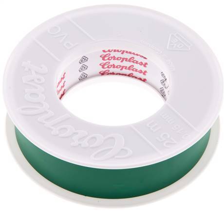Elektrische Isolatietape Vde-Getest 25mm/25m Groen