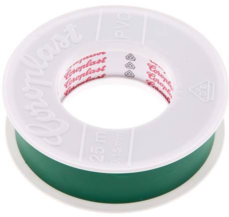Elektrische Isolatietape Vde-Getest 25mm/25m Groen