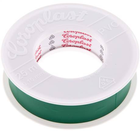 Elektrische Isolatietape Vde-Getest 25mm/25m Groen