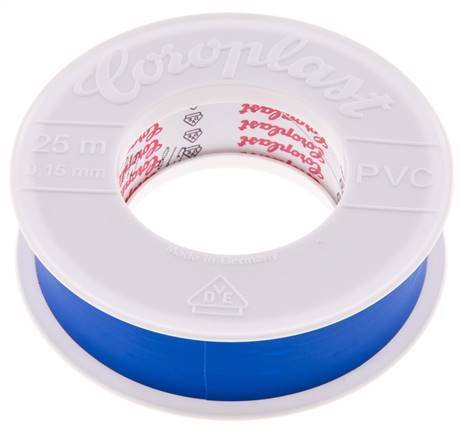 Elektrische Isolatietape Vde-Getest 25mm/25m Blauw