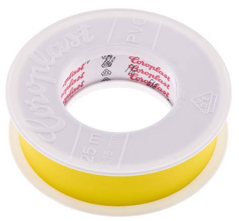 Elektrische Isolatietape Vde-Getest 25mm/25m Geel
