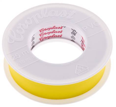 Elektrische Isolatietape Vde-Getest 25mm/25m Geel