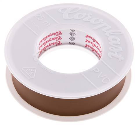 Elektrische Isolatietape Vde-Getest 25mm/25m Bruin