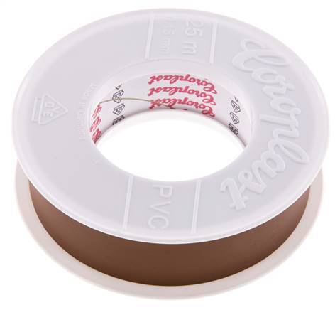 Elektrische Isolatietape Vde-Getest 25mm/25m Bruin