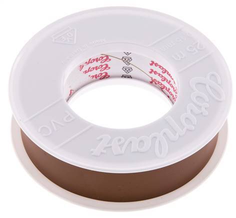 Elektrische Isolatietape Vde-Getest 25mm/25m Bruin