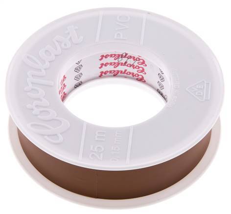 Elektrische Isolatietape Vde-Getest 25mm/25m Bruin