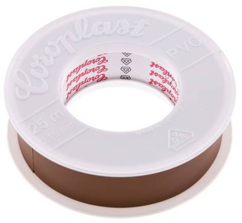 Elektrische Isolatietape Vde-Getest 25mm/25m Bruin