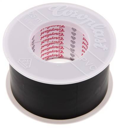 Elektrische Isolatietape Vde-Getest 50mm/25m Zwart
