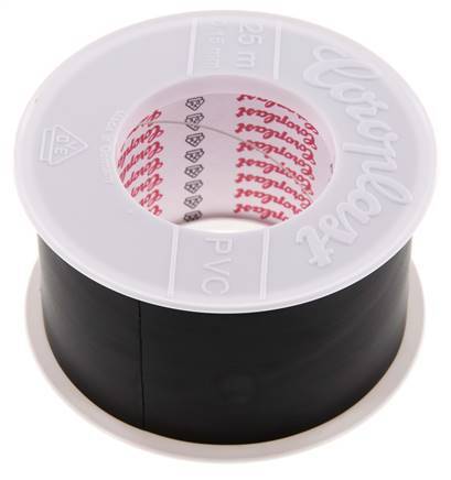 Elektrische Isolatietape Vde-Getest 50mm/25m Zwart