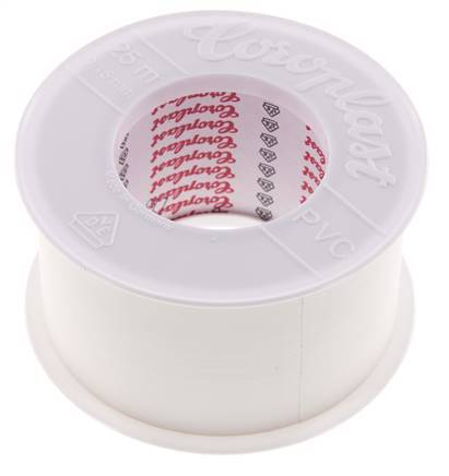 Elektrische Isolatietape Vde-Getest 50mm/25m Wit