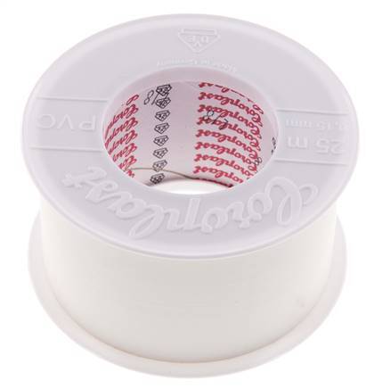 Elektrische Isolatietape Vde-Getest 50mm/25m Wit