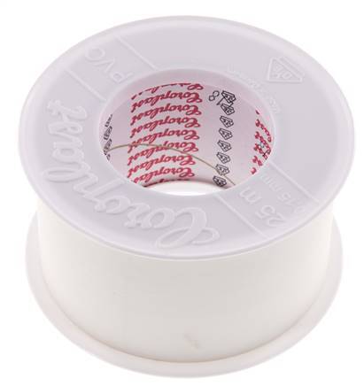 Elektrische Isolatietape Vde-Getest 50mm/25m Wit