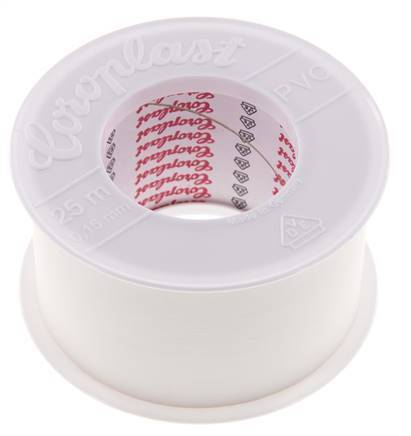 Elektrische Isolatietape Vde-Getest 50mm/25m Wit