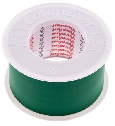 Elektrische Isolatietape Vde-Getest 50mm/25m Groen
