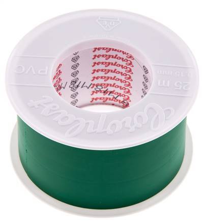 Elektrische Isolatietape Vde-Getest 50mm/25m Groen