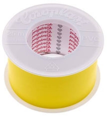 Elektrische Isolatietape Vde-Getest 50mm/25m Geel