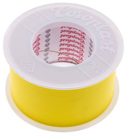 Elektrische Isolatietape Vde-Getest 50mm/25m Geel