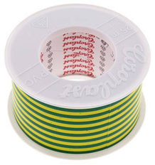 Elektrische Isolatietape Vde-Getest 50mm/25m Groen/Geel