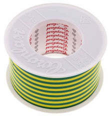 Elektrische Isolatietape Vde-Getest 50mm/25m Groen/Geel