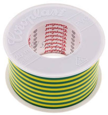 Elektrische Isolatietape Vde-Getest 50mm/25m Groen/Geel