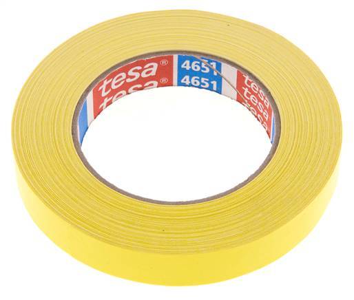 Industriële Plakband 19mm/25m Geel