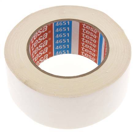 Industriële Plakband 50mm/25m Wit