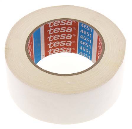 Industriële Plakband 50mm/25m Wit