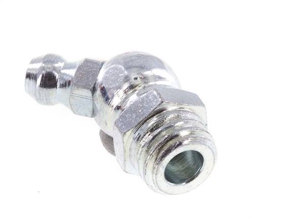 Haakse Hydrauliek Smeernippel Staal M10x1.5 DIN 71412 [5 Stuks]