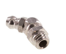 Haakse Hydraulische Smeernippel RVS M8 DIN 71412