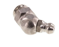 Haakse Hydraulische Smeernippel RVS M10x1.5 DIN 71412