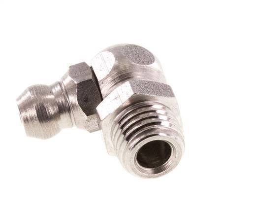 Rechte Hoek Hydraulische Smeernippel RVS M8x1 DIN 71412
