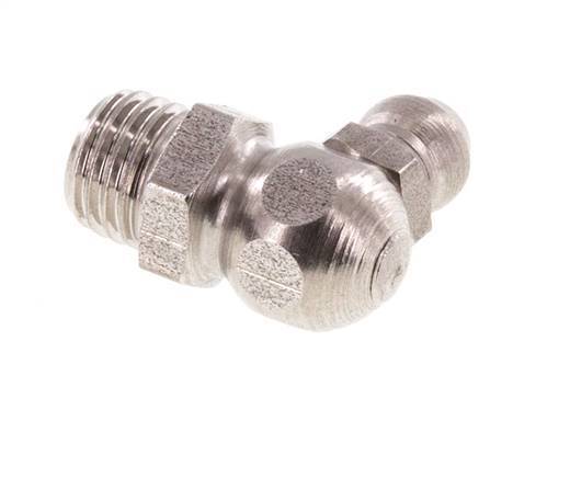 Rechte Hoek Hydraulische Smeernippel RVS M8x1 DIN 71412