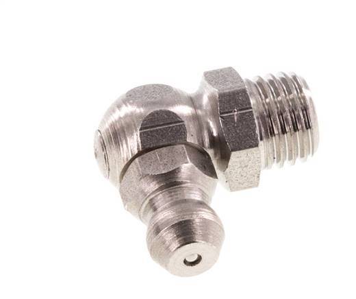 Rechte Hoek Hydraulische Smeernippel RVS M8x1 DIN 71412