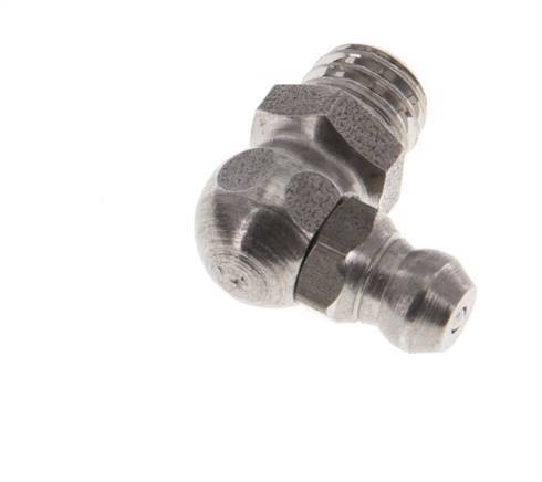 Rechte Hoek Hydraulische Smeernippel RVS M8 DIN 71412