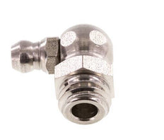 Rechte Hoek Hydraulische Smeernippel RVS M10x1.5 DIN 71412